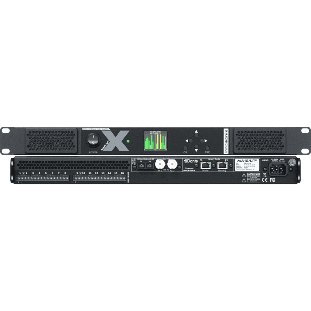 Innosonix MA16/LP2, front and back