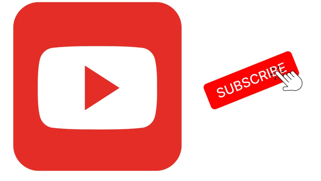 YouTube Logo with Subscribe Button